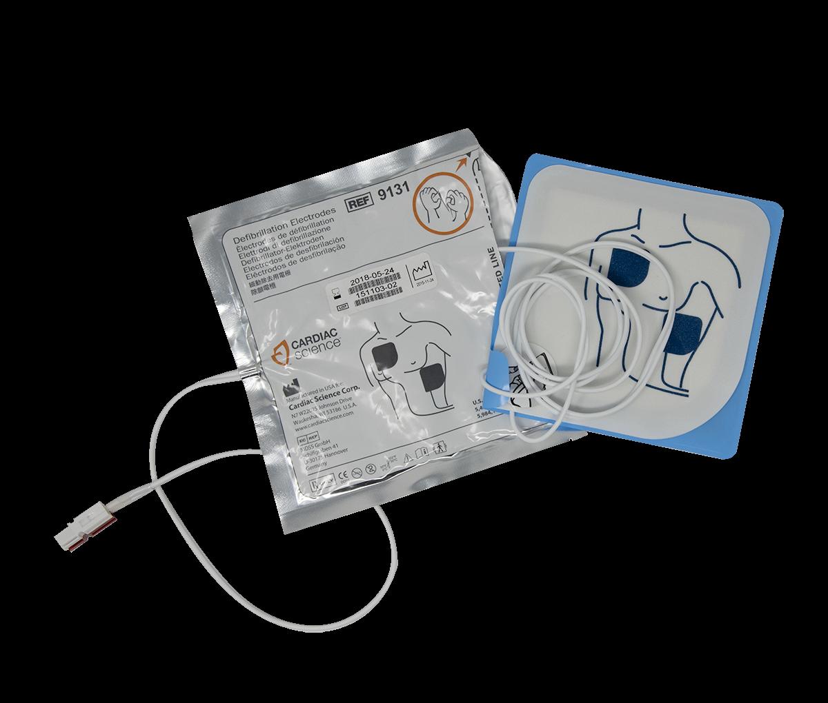 Cardiac Science Powerheart G3 AED Adult Defibrillation Pads, 1 pair